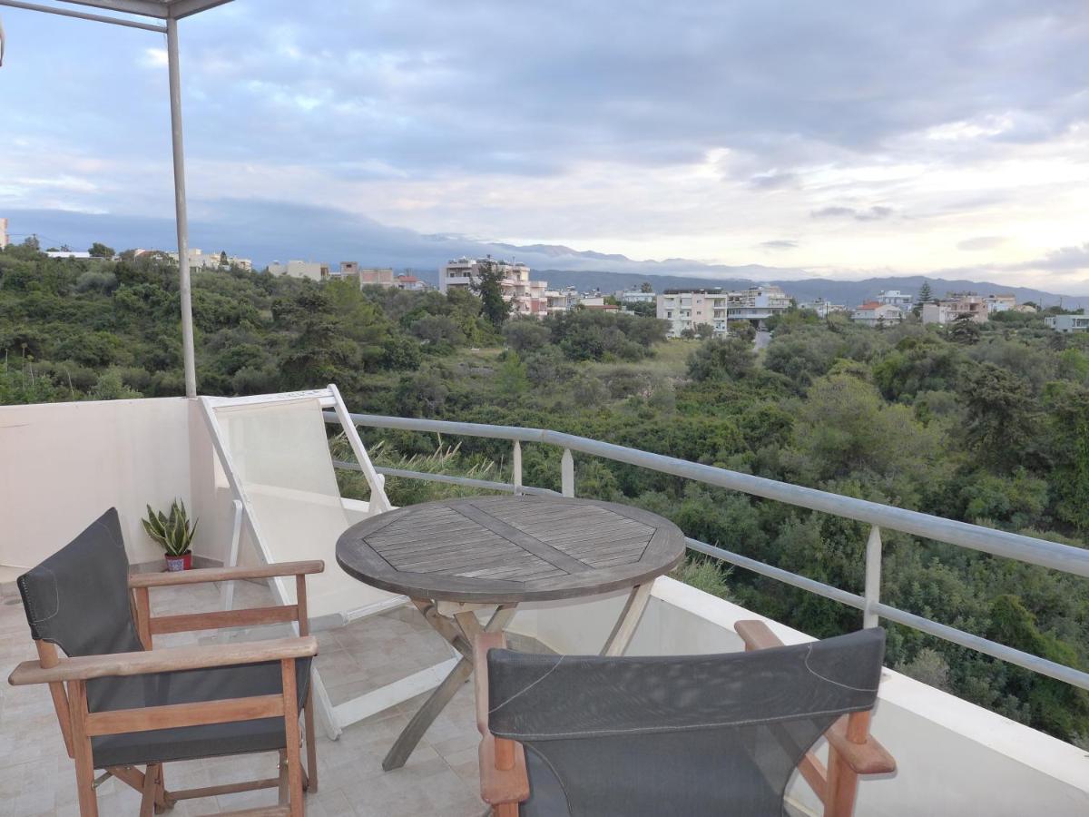 Wide-View & Quiet Apartment Chania Chrissi Akti Chania Exterior foto