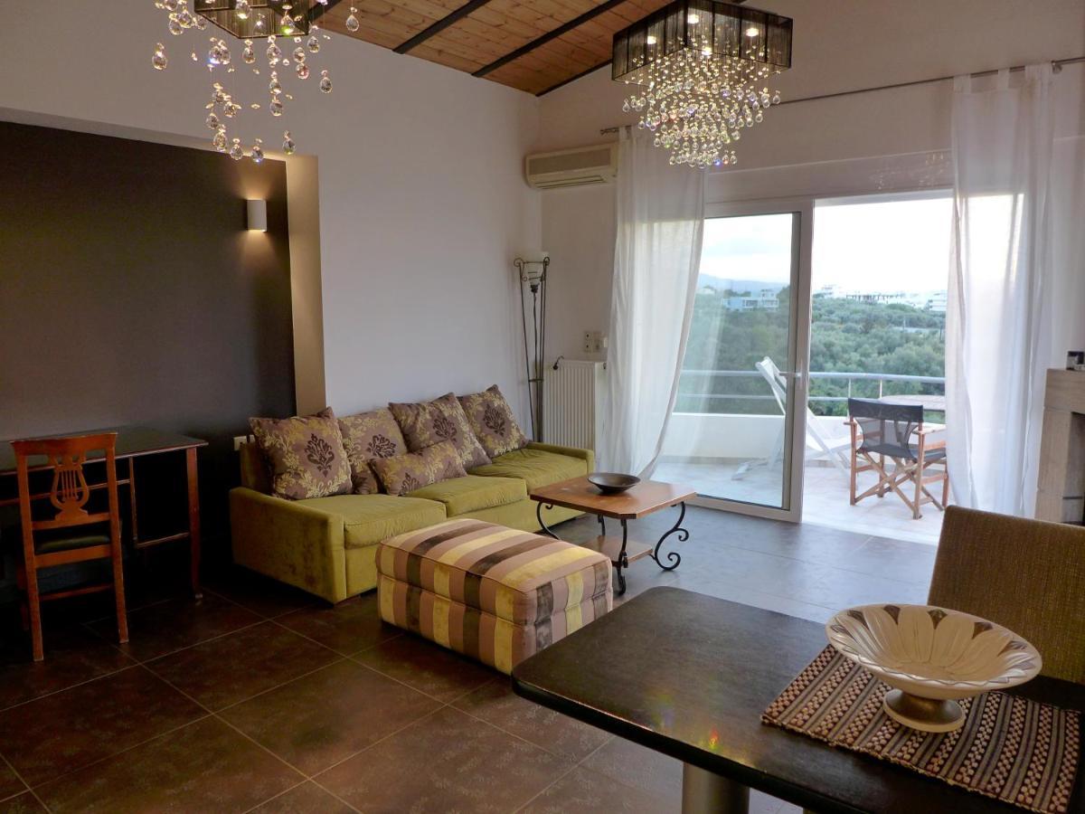 Wide-View & Quiet Apartment Chania Chrissi Akti Chania Exterior foto