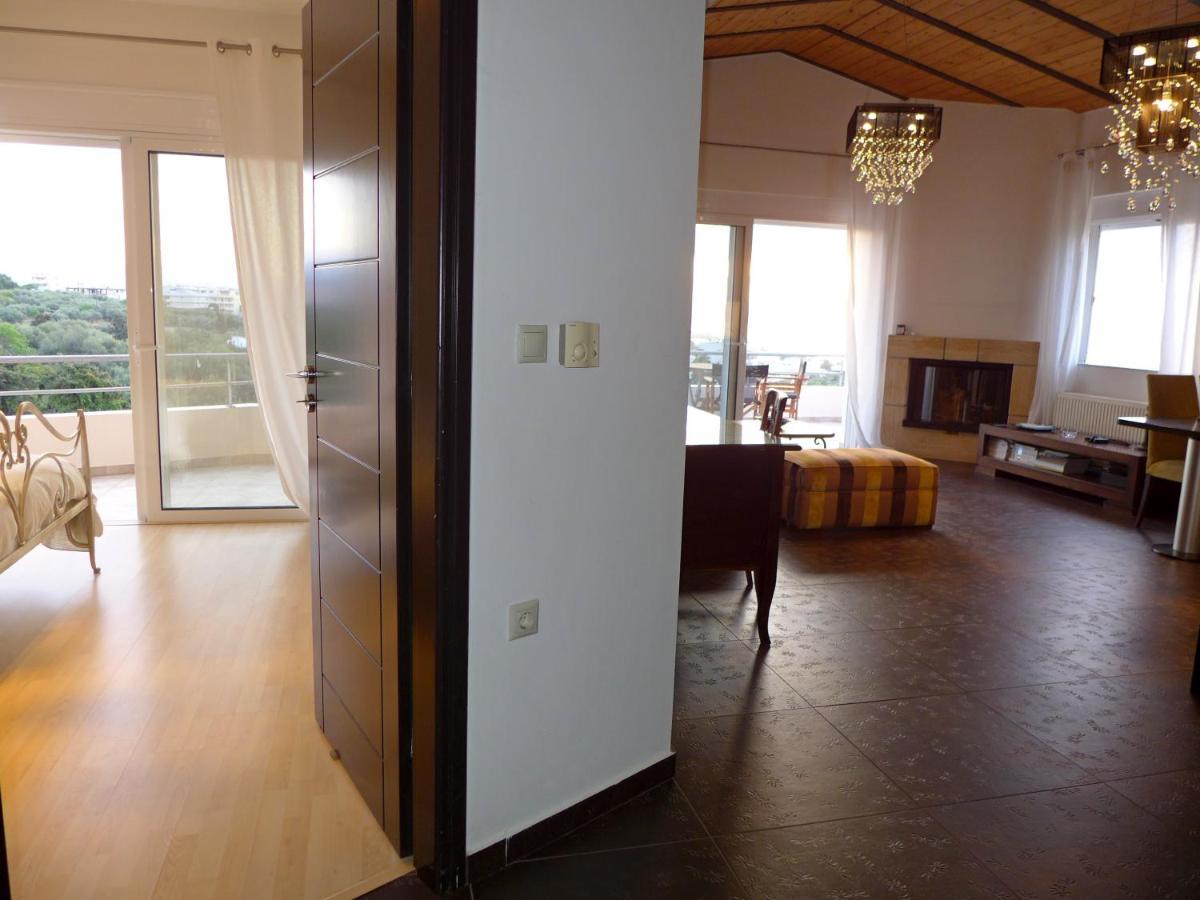 Wide-View & Quiet Apartment Chania Chrissi Akti Chania Exterior foto